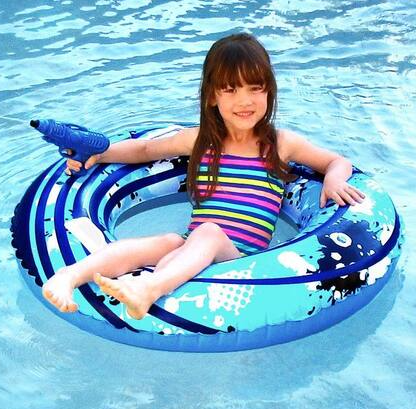 Blaster Ring 42 in. Inflatable Pool Toy with Squirt Gun